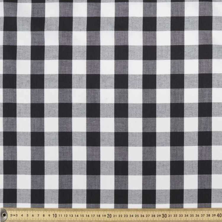 1 Inch Wide Gingham 148 cm Poly Cotton Fabric