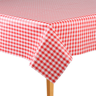 Ladelle Gingham Tabletone By The Metre Red