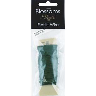 Vivaldi Blossoms Florist Wire Green 26 gauge