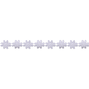 Simplicity Daisy Chain Trim White 12 mm x 1.8 m