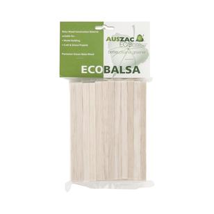 Eco Balsa Basics 120 Sticks Pack Natural