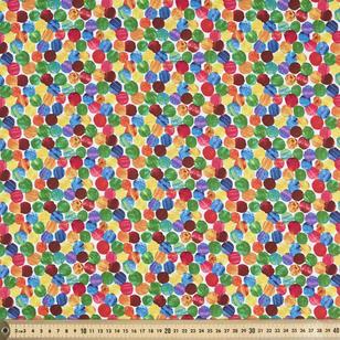 Very Hungry Caterpillar Dots Fabric Multicoloured 112 cm
