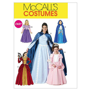 McCall's Sewing Pattern M6420 Girls' & Misses' Costumes White 3 - 8 Years