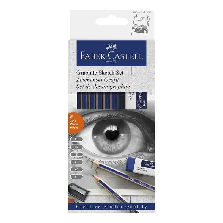 Faber Castell Graphite Sketch Set Grey