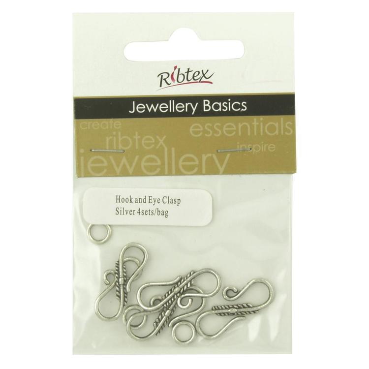 Ribtex Jewellery Basics Hook & Eye Clasp