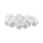 Shamrock Craft Deco Foam Balls Value Pack White
