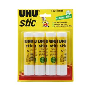 UHU Stic 21G Glue Stick Pack Clear 21 g