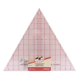 Sew Easy 60 Degrees Imperial Triangle Ruler Clear