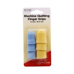 Sew Easy Finger Grips Yellow & Blue Small - Large