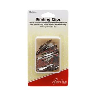 Sew Easy Binding Clips Quilting Silver