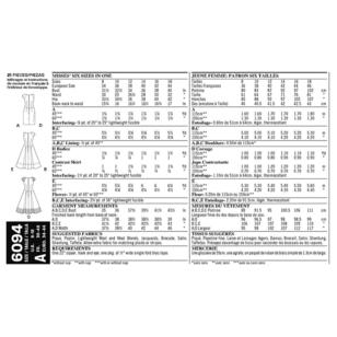 New Look 6094 Women's Dress Pattern