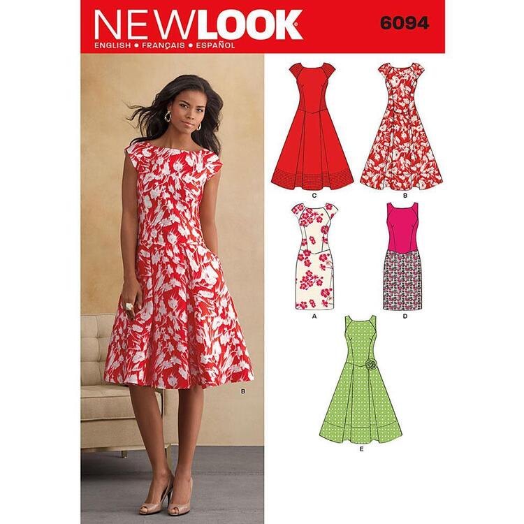 New Look Pattern 6094 Women's Dress