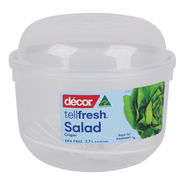 Decor Tellfresh Lettuce & Salad Mix Crisper Clear