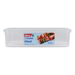 Decor Tellfresh Meat Storer With Rack 4 L Clear