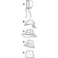 Burda Pattern 9496 Kid's Hats All Sizes