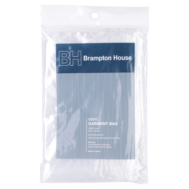Brampton House Garment Bag Clear