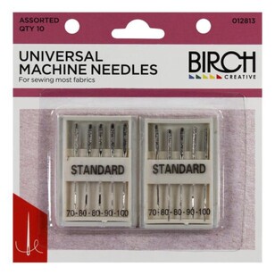 Birch Universal Machine Needles Silver 70 - 100