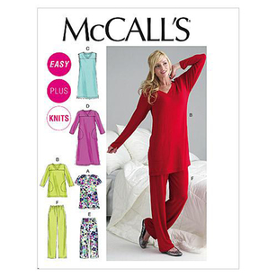 McCall's Pattern M6474 Womens' Top Tunic Gowns & Pants