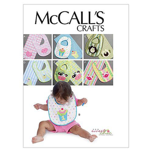 McCall's Sewing Pattern M6478 Bibs & Burp Cloths White