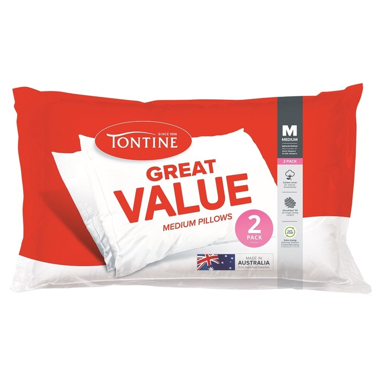 Tontine I'm Great Value Pillows 2 Pack