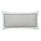 Logan & Mason Essex Cotton Long Cushion Pewter 30 x 60 cm