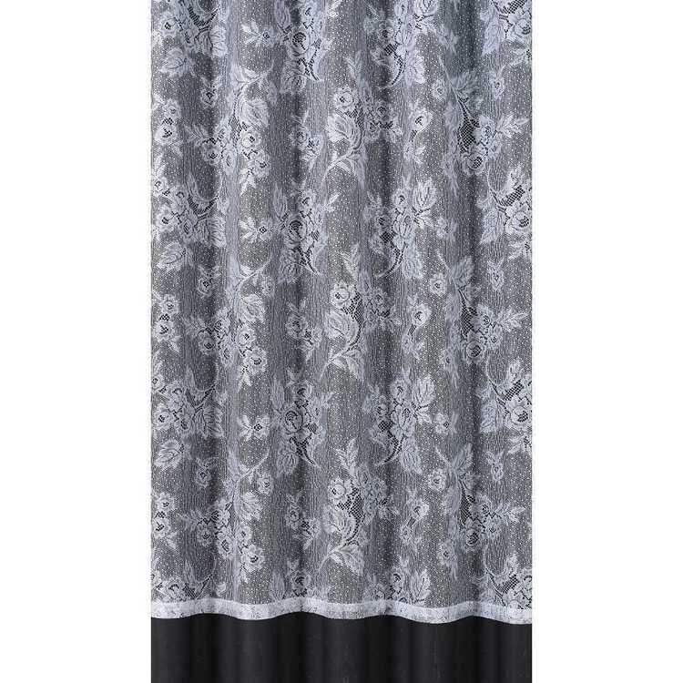 Caprice Grace Lace Curtain White