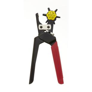Birch Heavy Duty Leather Hole Punch Red & Black