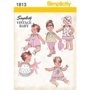 Simplicity Pattern 1813 Girl's Coordinates  XX Small - Large