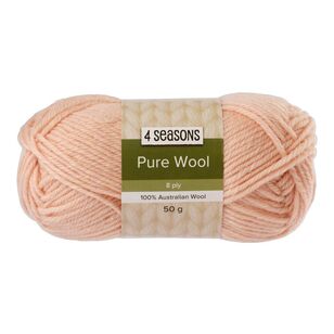 4 Seasons Pure Wool 8 Ply Yarn 50 g Apricot 50 g
