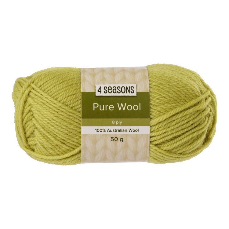 Purest Wool 4 Seasons Pure Wool 8 Ply Yarn 50 g Pale Green