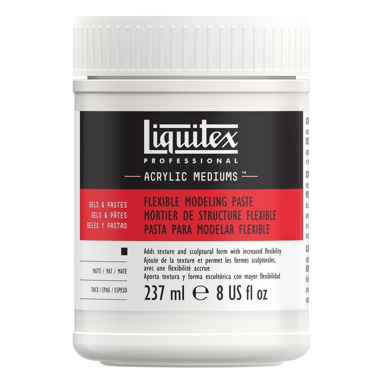 Liquitex Flex Modelling Paste Gel Medium Clear 237 mL