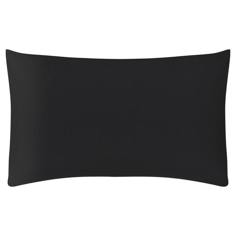 Brampton House Standard Pillowcase Black Standard