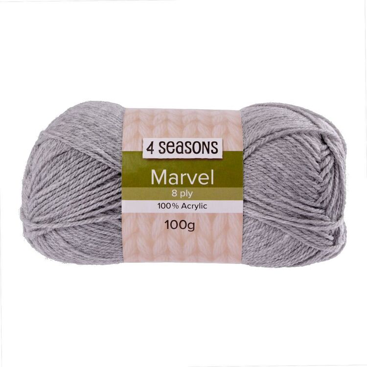4 Seasons Marvel 8 Ply Yarn 100 g 1022 Light Grey