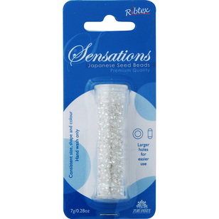 Ribtex Sensations Small Toho Seed Beads Silver 2.2 mm