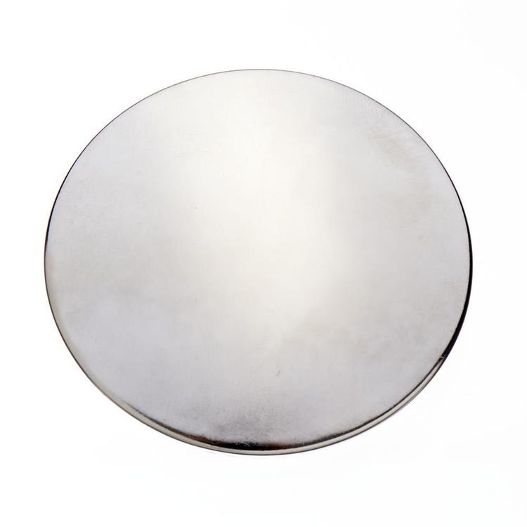 Birch Self Cover Button Silver 64 mm