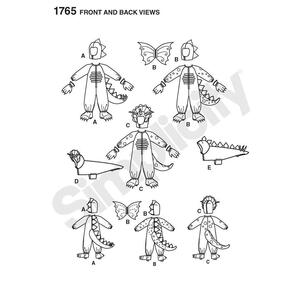 Simplicity Pattern 1765 Kid's And Dog Costume  3 - 8