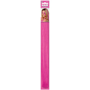 Amscan Supporter Hair Extension Pink