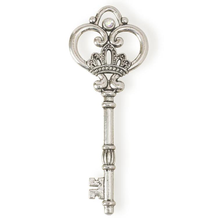 Steampunk Giant Fancy Key Pendant
