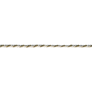 Simplicity Golden Twisted Cord White & Gold 4 mm