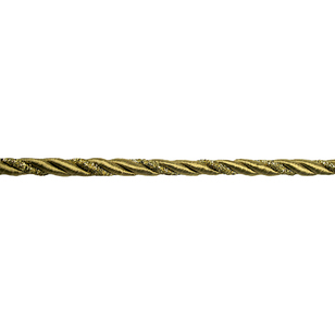 Simplicity Cotton Metallic Twisted Cord Gold 8 mm
