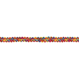 Simplicity Scroll Braid Multicoloured 1 cm