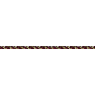 Simplicity Cable Cord Twill Burgundy & Gold 48 mm