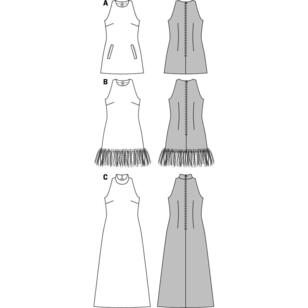 Burda Pattern 7056 Women's Dress  6 - 18