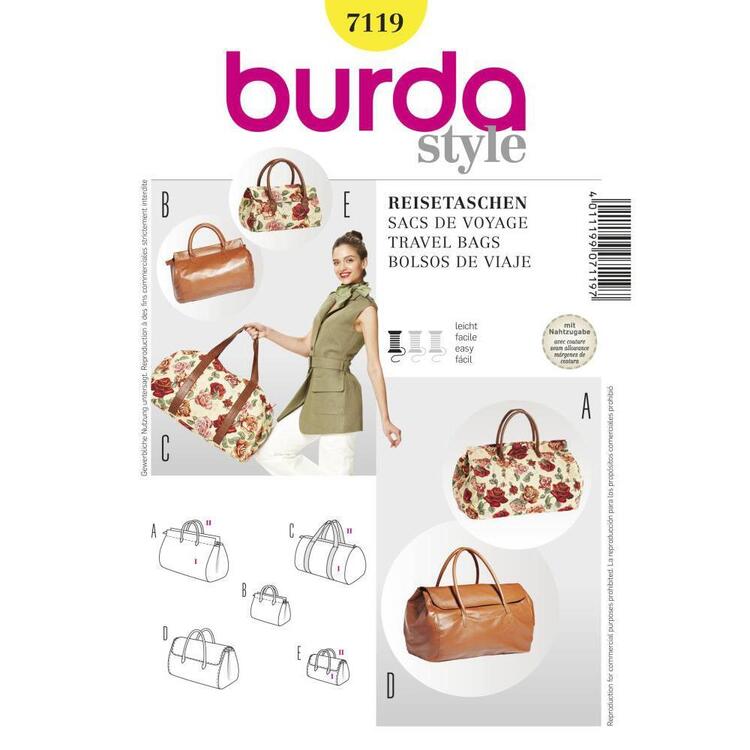 Burda Pattern 7119 Travel Bag