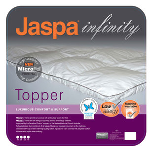 Jaspa Infinity Mattress Topper White