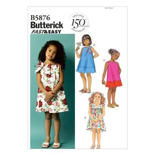 Butterick Pattern B5876 Kids' Dress