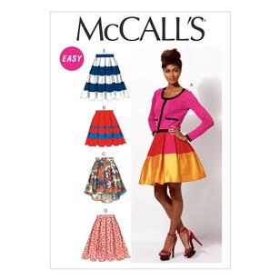 McCall's Sewing Pattern M6706 Misses' Skirts & Petticoat White