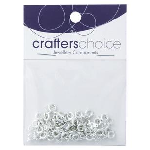 Crafters Choice Bolt Ring Clasp Silver 8 mm