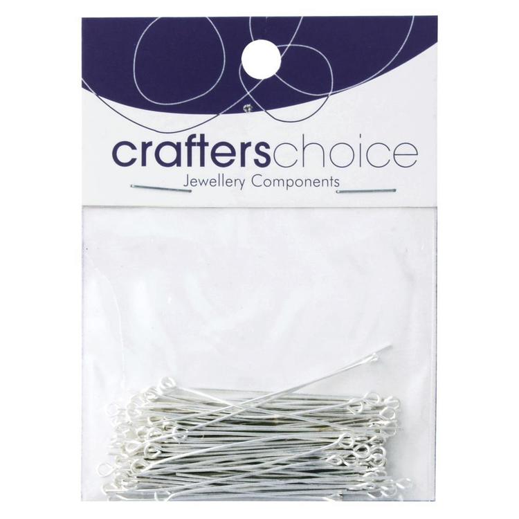 Crafters Choice Eye Pins Dark Silver 50 mm