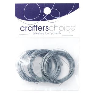 Crafters Choice Tiger Tail Silver 15 m